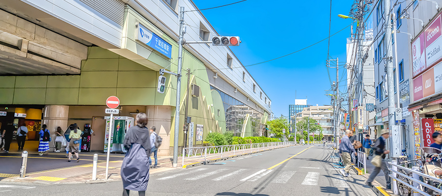 千歳船橋駅徒歩1分で通いやすい立地