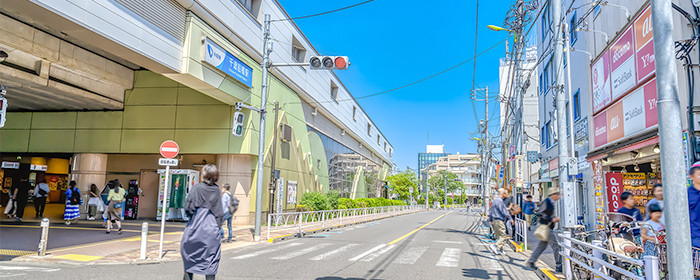 千歳船橋駅徒歩1分で通いやすい立地